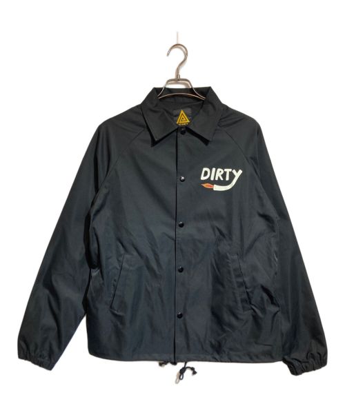 AT-DIRTY（アットダーティ）AT-DIRTY (アットダーティ) DIRTY FIRE COACH JACKET ブラック サイズ:Ｍ 未使用品の古着・服飾アイテム