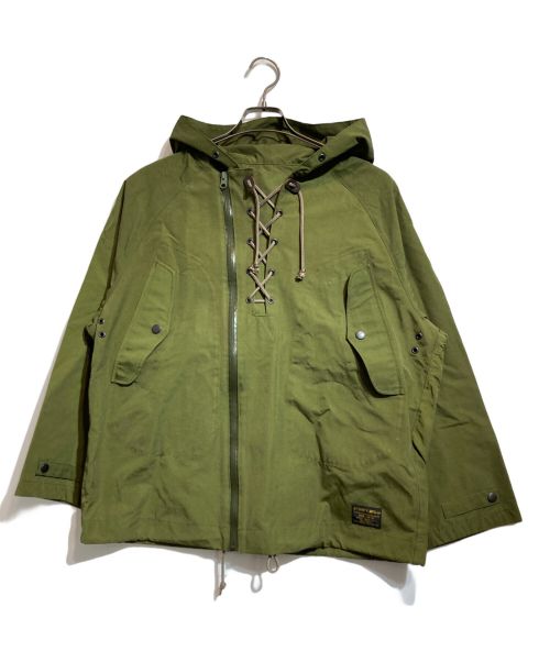 AT-DIRTY（アットダーティ）AT-DIRTY (アットダーティ) D-2 WEATHER PARKA オリーブ サイズ:M 未使用品の古着・服飾アイテム