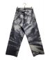 SUGARHILL (シュガーヒル) SHIBORI-SOME LEATHER DENIM PANTS グレー サイズ:1：80000円