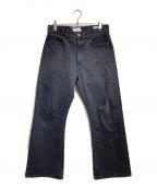 KURO for UNFOLLOWクロフォアアンフロー）の古着「UNIVERS EXCLUSIVE DENIM PANTS」｜ブラック