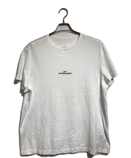 Maison Margiela（メゾンマルジェラ）Maison Margiela (メゾンマルジェラ) 反転ロゴTEE ホワイト サイズ:48の古着・服飾アイテム