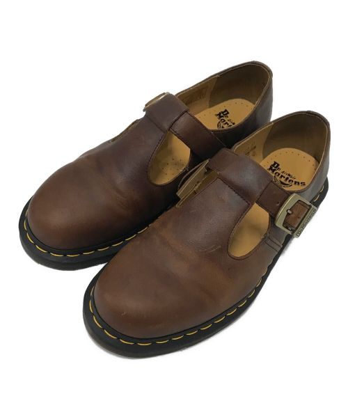 Dr.Martens（ドクターマーチン）Dr.Martens (ドクターマーチン) T-Bar Shoe ブラウン サイズ:UK8の古着・服飾アイテム