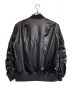 roarguns (ロアーガンズ) LEATHER SATIN JACKET ブラック×インディゴ サイズ:2：14000円