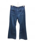 U'S NAVYユーエスネイビー）の古着「70s Denim Sailor Pants」｜インディゴ