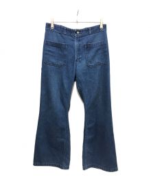 U'S NAVY（ユーエスネイビー）の古着「70s Denim Sailor Pants」｜インディゴ