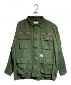 WTAPSダブルタップス）の古着「JUNGLE LS 01 / SHIRT. NYCO. OXFORD」｜オリーブ