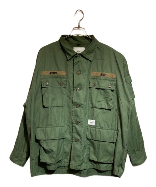 WTAPS（ダブルタップス）WTAPS (ダブルタップス) JUNGLE LS 01 / SHIRT. NYCO. OXFORD オリーブ サイズ:Mの古着・服飾アイテム