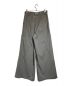 GOAT ESSENCE (ゴートエッセンス) TUCK WIDE PANTS グレー サイズ:Ｌ 未使用品：35000円