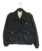 SUGARHILLシュガーヒル）の古着「WOOL MELTON HEAVY JACKET」｜ブラック