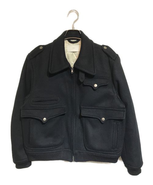 SUGARHILL（シュガーヒル）SUGARHILL (シュガーヒル) WOOL MELTON HEAVY JACKET ブラック サイズ:2の古着・服飾アイテム