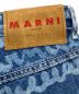 中古・古着 MARNI (マルニ) Straight Leg Printed Denim 'Ocean' インディゴ サイズ:M：27000円