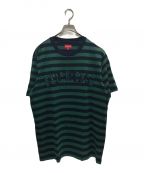 SUPREMEシュプリーム）の古着「Stripe Applique S/S Top」｜グリーン