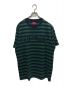 SUPREME（シュプリーム）の古着「Stripe Applique S/S Top」｜グリーン