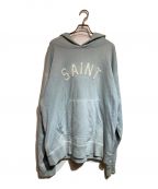 SAINT MICHAELセントマイケル）の古着「HOODIE FELT」｜スカイブルー