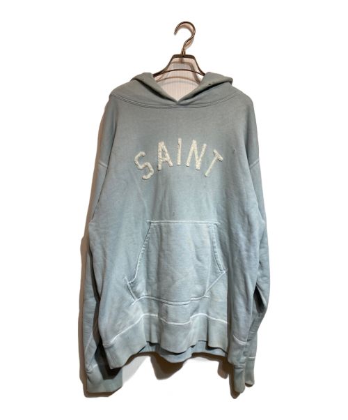 SAINT MICHAEL（セントマイケル）SAINT MICHAEL (セントマイケル) HOODIE FELT スカイブルー サイズ:Lの古着・服飾アイテム