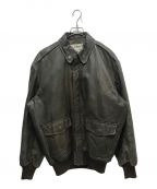 L.L.Beanエルエルビーン）の古着「80s A-2 LEATHER JACKET」｜ブラウン