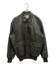 L.L.Bean（エルエルビーン）の古着「80s A-2 LEATHER JACKET」｜ブラウン