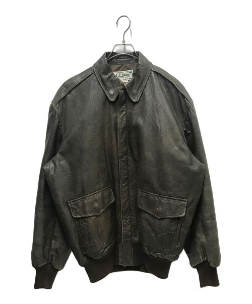 L.L.Bean（エルエルビーン）L.L.Bean (エルエルビーン) 80s A-2 LEATHER JACKET ブラウン サイズ:42Lの古着・服飾アイテム