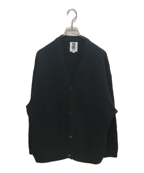 TENBOX（テンボックス）TENBOX (テンボックス) footsies cardigan ブラック サイズ:XLの古着・服飾アイテム