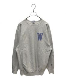 Champion（チャンピオン）の古着「90`sカレッジリバースウィーブ」｜グレー