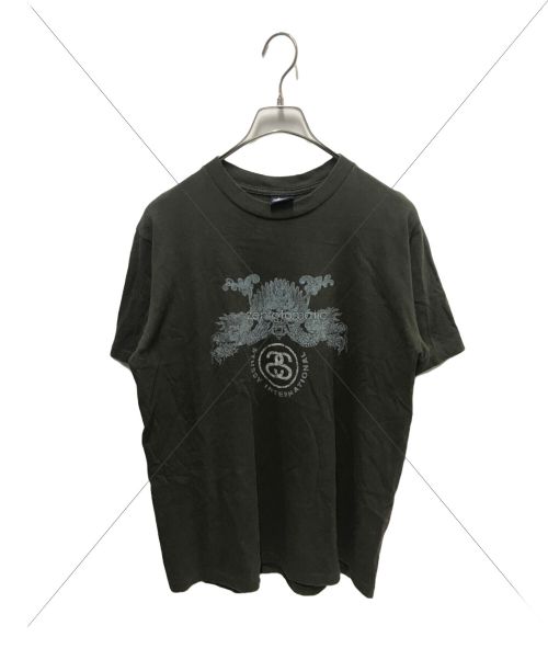 OLD STUSSY（オールドステューシー）OLD STUSSY (オールドステューシー) 90`sドラゴンTEE オリーブ サイズ:Lの古着・服飾アイテム