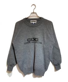 CDG×Lochaven Of Scotland（シーディージー×ロックエーベン オブ スコットランド）の古着「LOGO KNIT」｜グレー