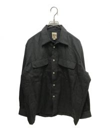 OLD STUSSY（オールドステューシー）の古着「stitch design shirts」｜グレー