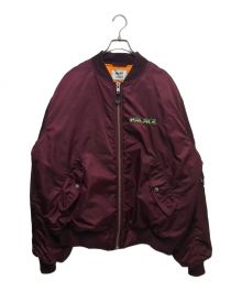 PALACE（パレス）の古着「PEZ PEZMAN MA1 JACKET」｜バーガンディー