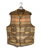 RRLダブルアールエル）の古着「MEDFORD BLANKET STRIPE VEST」｜ブラウン