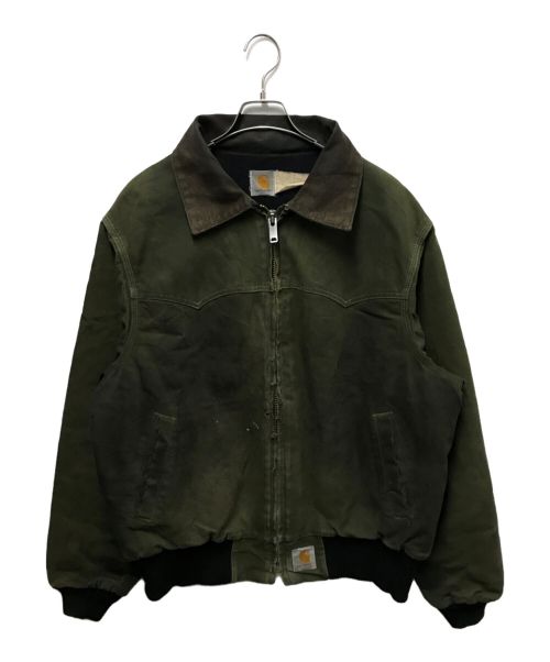 CarHartt（カーハート）CarHartt (カーハート) 80-90`Sサンタフェジャケット モスグリーン サイズ:下記参照の古着・服飾アイテム