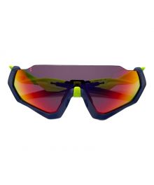 OAKLEY（オークリー）の古着「Flight Jacketサングラス」｜ネイビー×グリーン