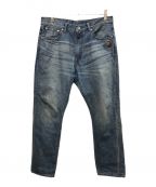 A BATHING APEアベイシングエイプ）の古着「One Point Regular Fit 13 Oz Denim Pants」｜インディゴ