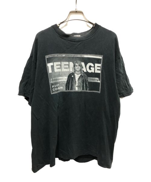 Kurt Cobain（カートコバーン）Kurt Cobain (カートコバーン) 00`s KURT COBAIN TEE ブラック サイズ:Lの古着・服飾アイテム