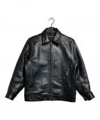 WACKO MARIAワコマリア）の古着「SINGLE RIDERS LEATHER JACKET TYPE 1」｜ブラック