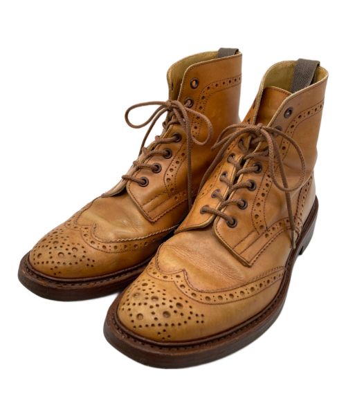 Tricker's（トリッカーズ）Tricker's (トリッカーズ) カントリーブーツ ベージュ サイズ:8 1/2の古着・服飾アイテム