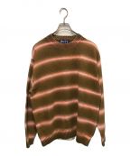 BoTTボット）の古着「Gradation Cotton Sweater」｜ブラウン