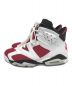 NIKE (ナイキ) AIR JORDAN 6 Carmine レッド サイズ:25cm：13000円