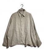 TTT MSWティー）の古着「Linen over shirt」｜ベージュ