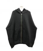 AYA SPACE PROGRAMエーワイエー スペース プログラム）の古着「SPACE SUIT ZIP UP HOODIE」｜ブラック