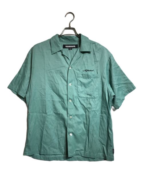 NEIGHBORHOOD（ネイバーフッド）NEIGHBORHOOD (ネイバーフッド) SOLID-COLOR HAWAIIAN SHIRT グリーン サイズ:Ｍの古着・服飾アイテム