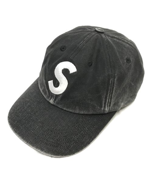 SUPREME（シュプリーム）SUPREME (シュプリーム) Pigment S Logo 6-Panel ブラックの古着・服飾アイテム