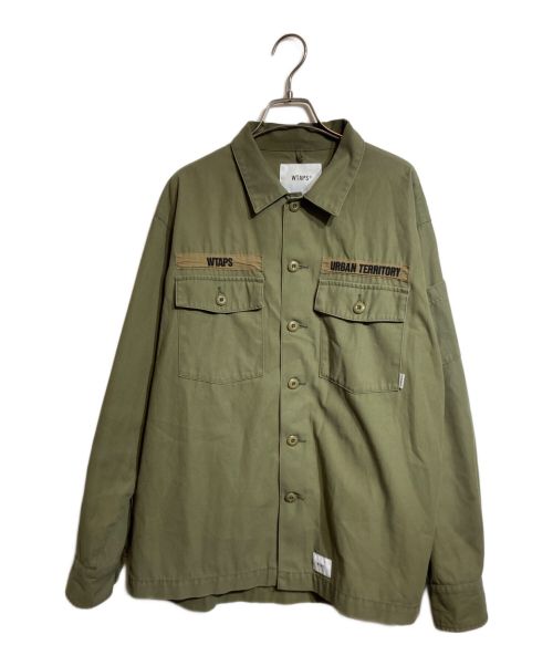 WTAPS（ダブルタップス）WTAPS (ダブルタップス) BUDS LS COTTON TWILL オリーブ サイズ:3の古着・服飾アイテム