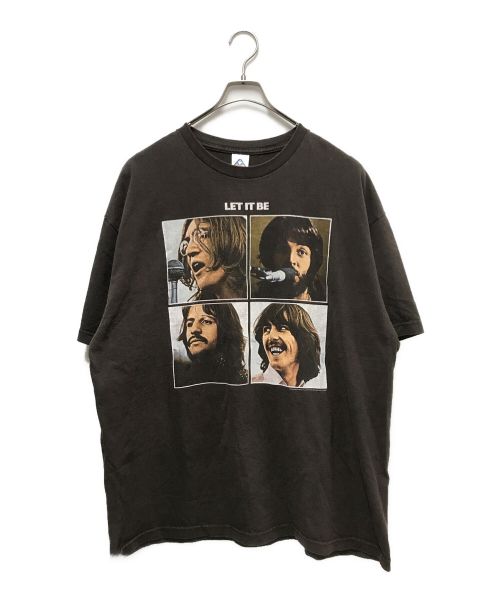 THE BEATLES（ビートルズ）THE BEATLES (ビートルズ) 00`sバンドTEE ブラウン サイズ:2XLの古着・服飾アイテム