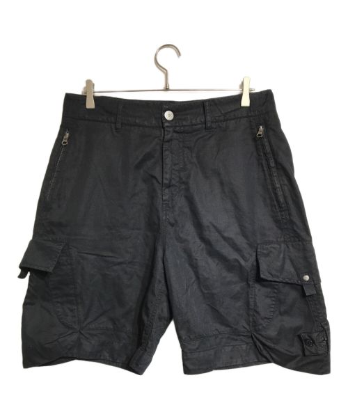 STONE ISLAND SHADOW PROJECT（ストーンアイランド シャドウプロジェクト）STONE ISLAND SHADOW PROJECT (ストーンアイランド シャドウプロジェクト) CARGO BERMUDA SHORTS ブラック サイズ:48の古着・服飾アイテム