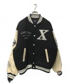 X-LARGEエクストララージ）の古着「OG LOGO VARSITY JACKET」｜ブラック