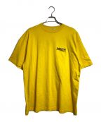 BALENCIAGAバレンシアガ）の古着「キャンペンロゴTシャツ」｜イエロー