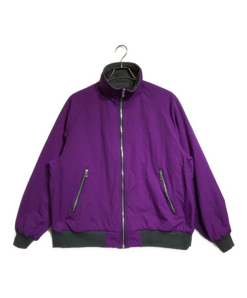 URU（ウル）URU (ウル) NYLON FLEECE/ZIP UP BLOUSON パープル サイズ:2の古着・服飾アイテム