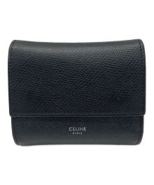 CELINE（セリーヌ）の古着「スモールトリフォールドウォレット」｜ブラック