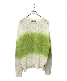 stussy（ステューシー）の古着「Pigment Dyed Loose Gauge Sweater」｜ホワイト