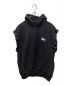 stussy（ステューシー）の古着「SWEAT PARKER CUSTOMIZED」｜ブラック